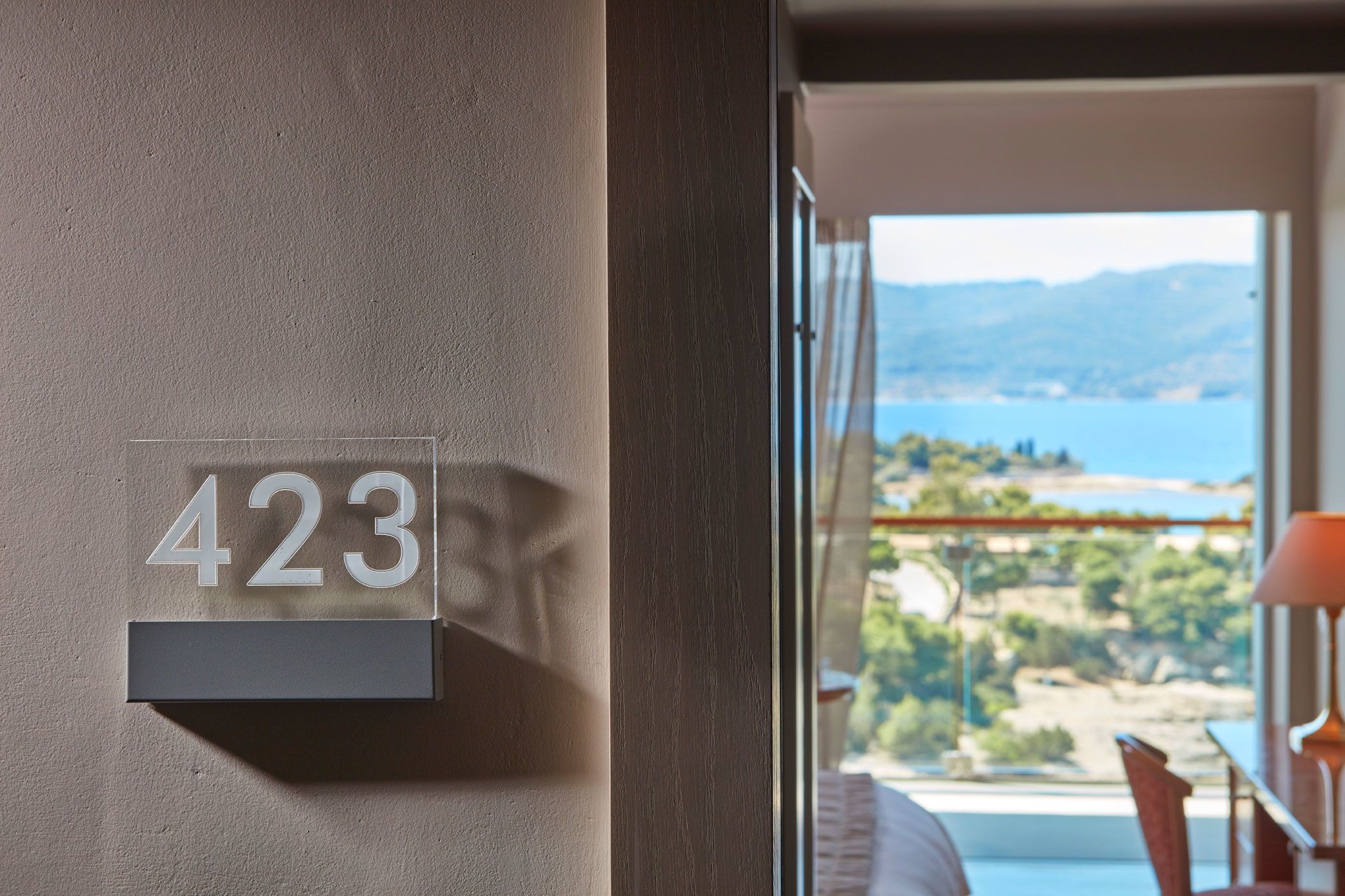 double room, sea view | living area | 36-inch plasma tv with satellite channels, tv