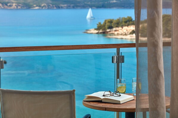 Camera doppia, vista mare | Balcone