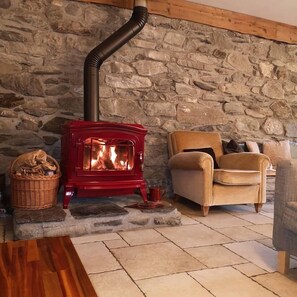 Comfort-Chalet, mit Bad, Bergblick | Lounge