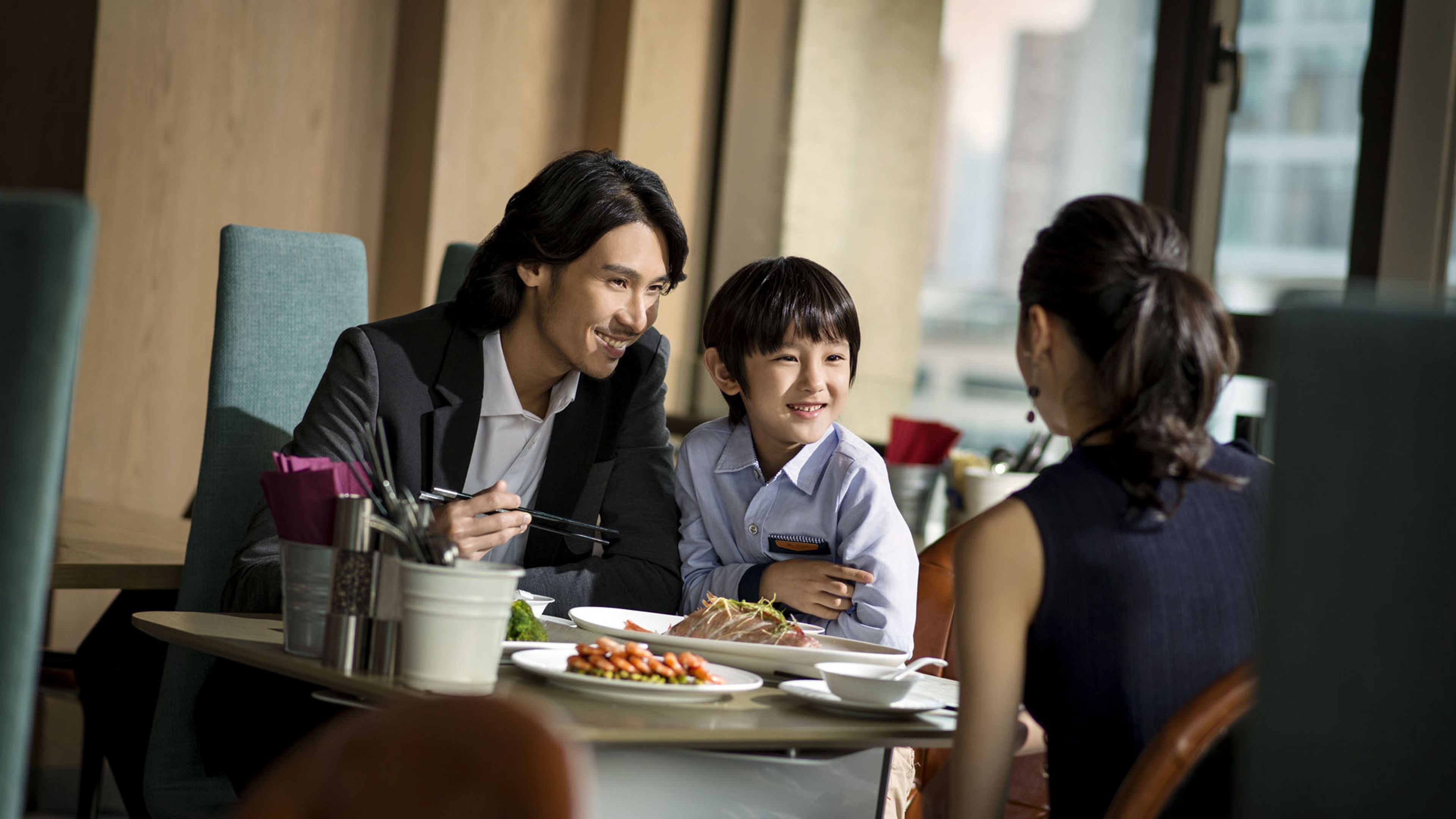 Café da manhã com buffet todos os dias (CNY 148 por pessoa) 