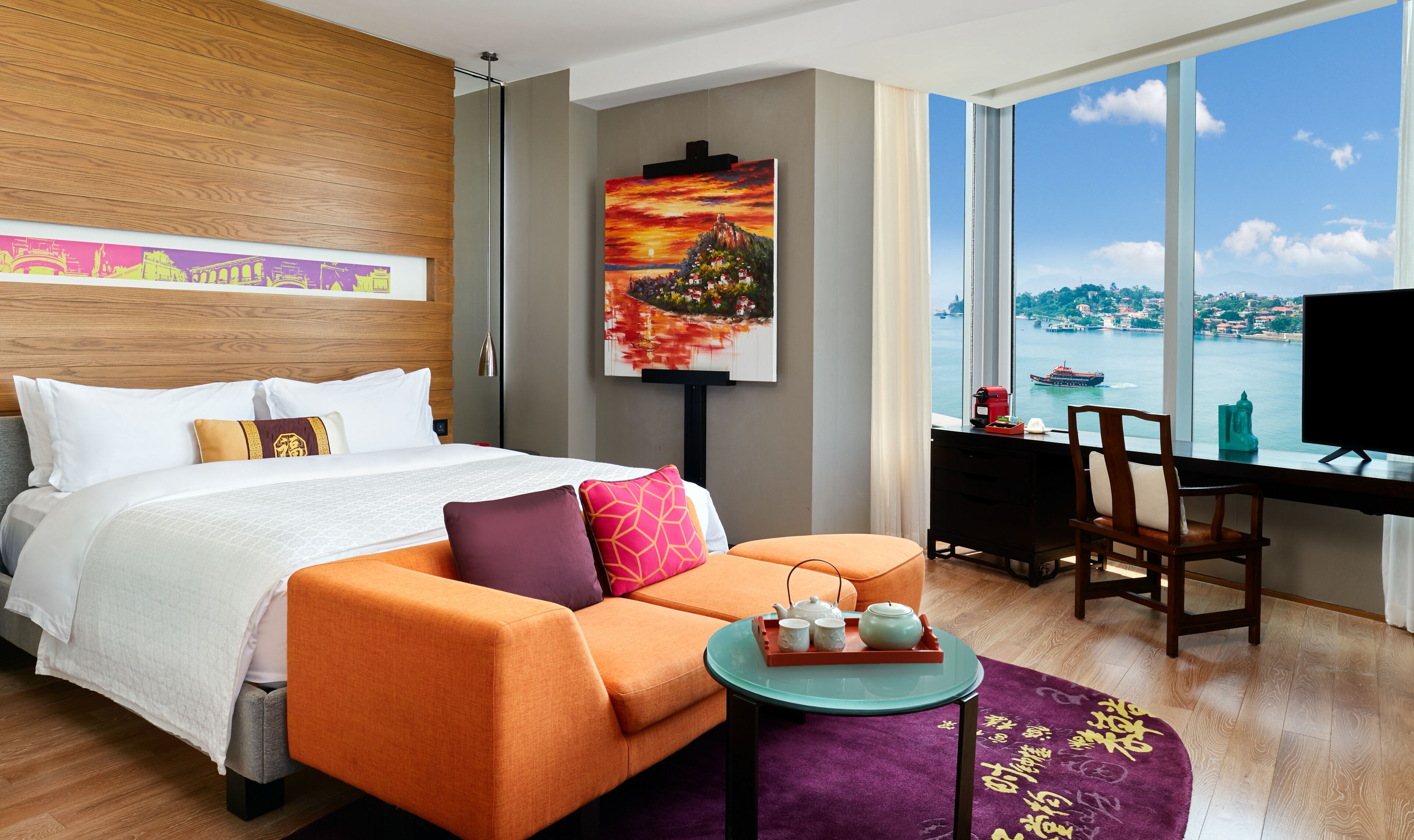 Room, Sea View (270 Degree Gulangyu) | In-room safe, desk, laptop workspace, soundproofing