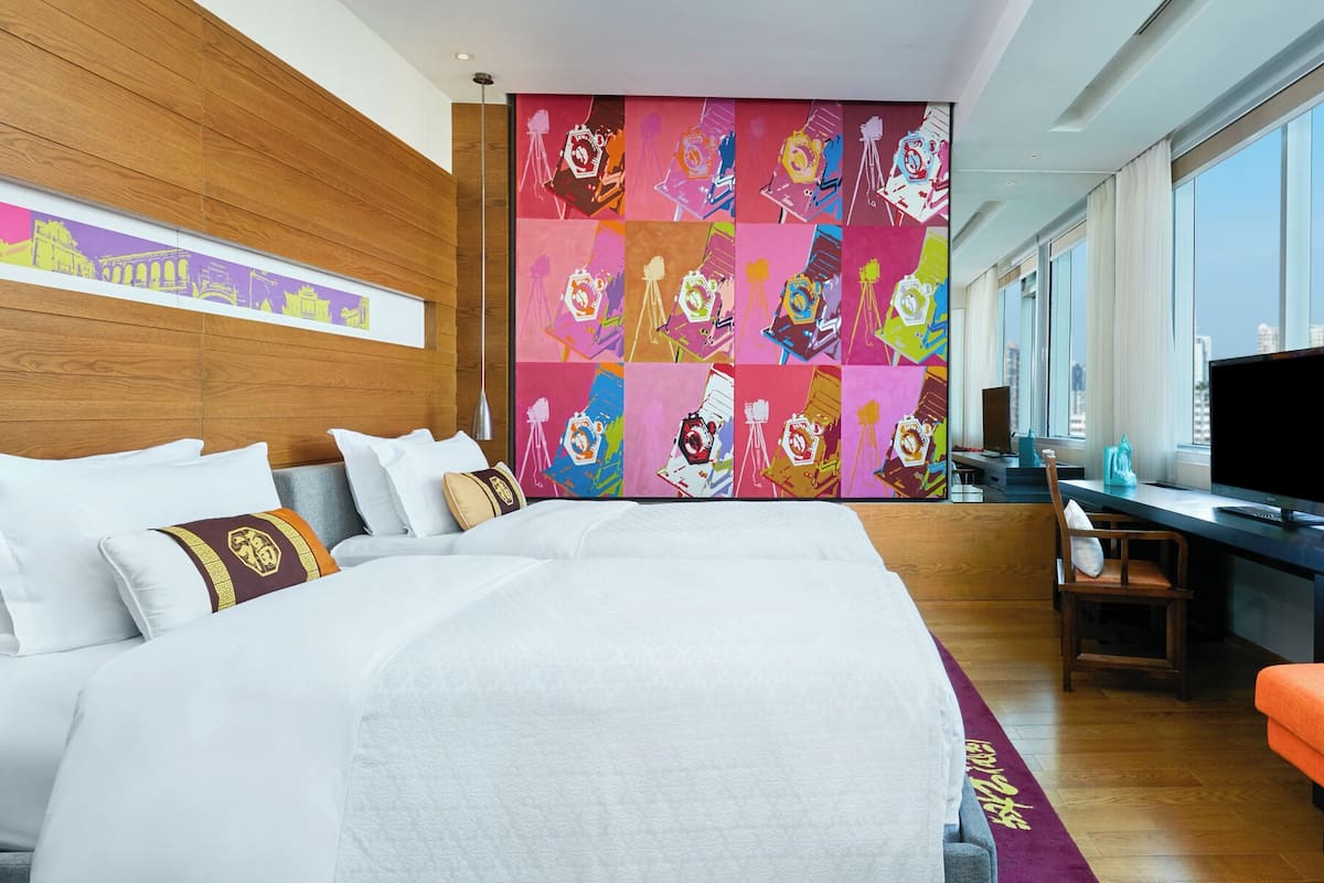 2 Twin Premium City View | In-room safe, desk, laptop workspace, soundproofing