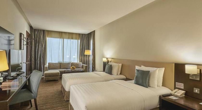 Egyptian cotton sheets, pillowtop beds, minibar, in-room safe