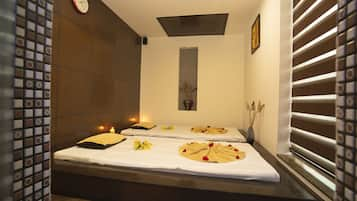 Couples treatment room(s), steam room, body treatments, aromatherapy