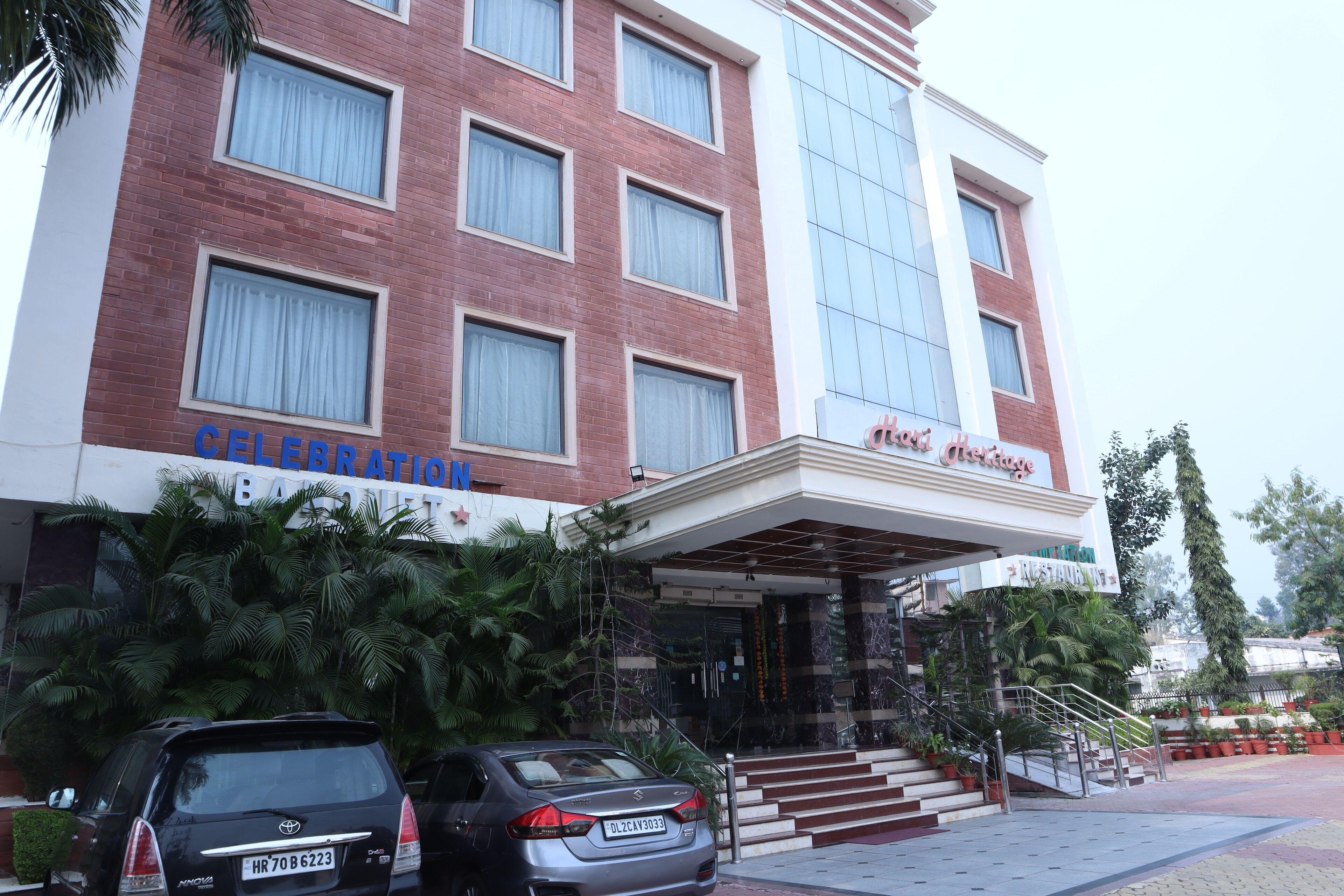 front of property – evening/night