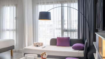 Superior Suite, Multiple Beds | Premium bedding, down comforters, minibar, in-room safe
