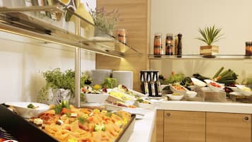 Daily buffet breakfast (EUR 15 per person)