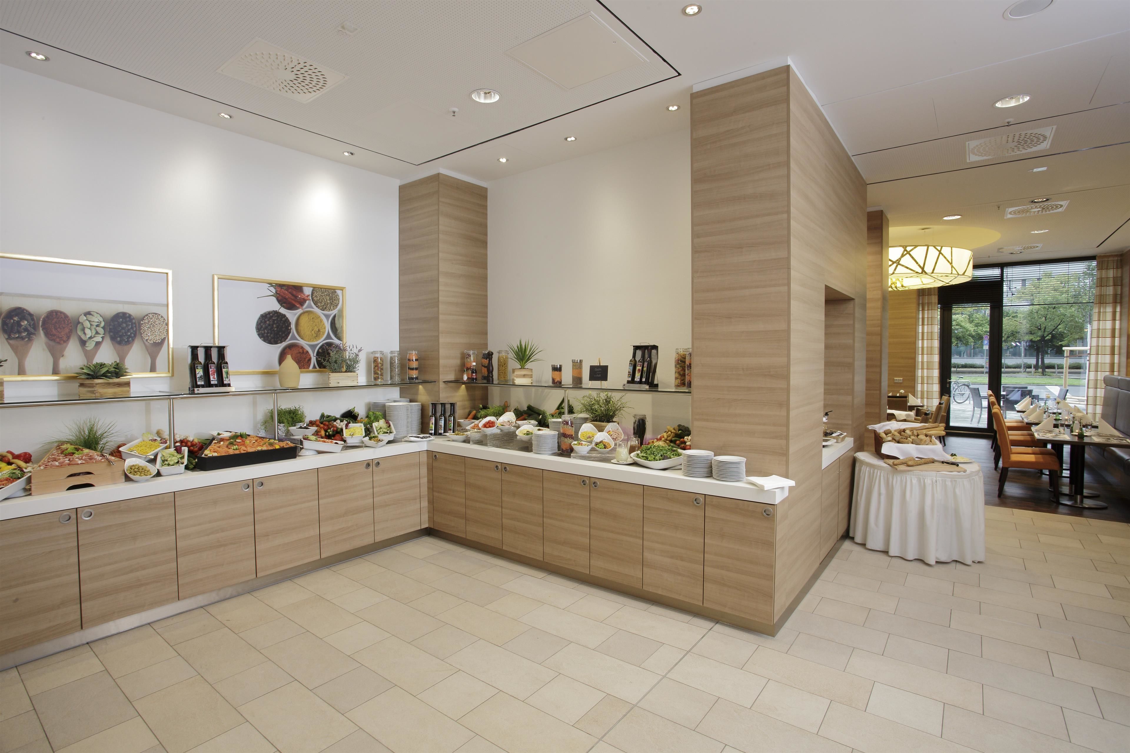 breakfast, lunch and dinner served