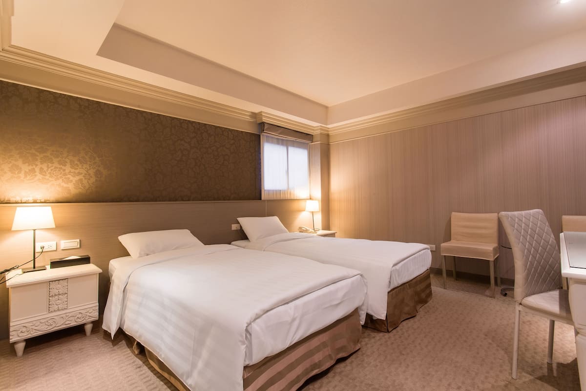 In-room safe, desk, blackout curtains, iron/ironing board (on request)