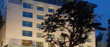 Front of property – evening/night