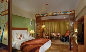 Free minibar items, in-room safe, desk, blackout curtains
