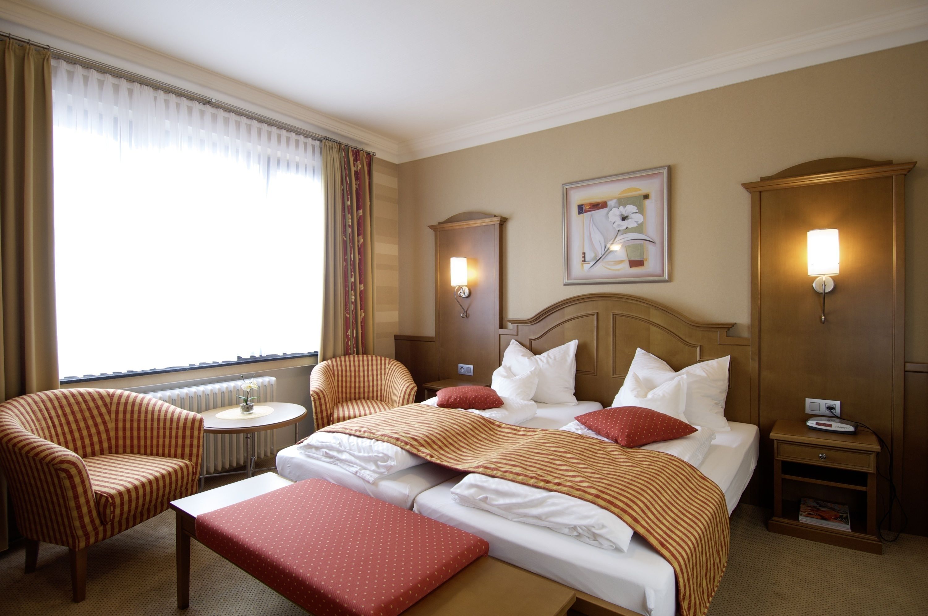 minibar, desk, blackout curtains, free wifi