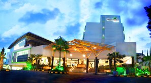 Majoituspaikan sisäänkäynti