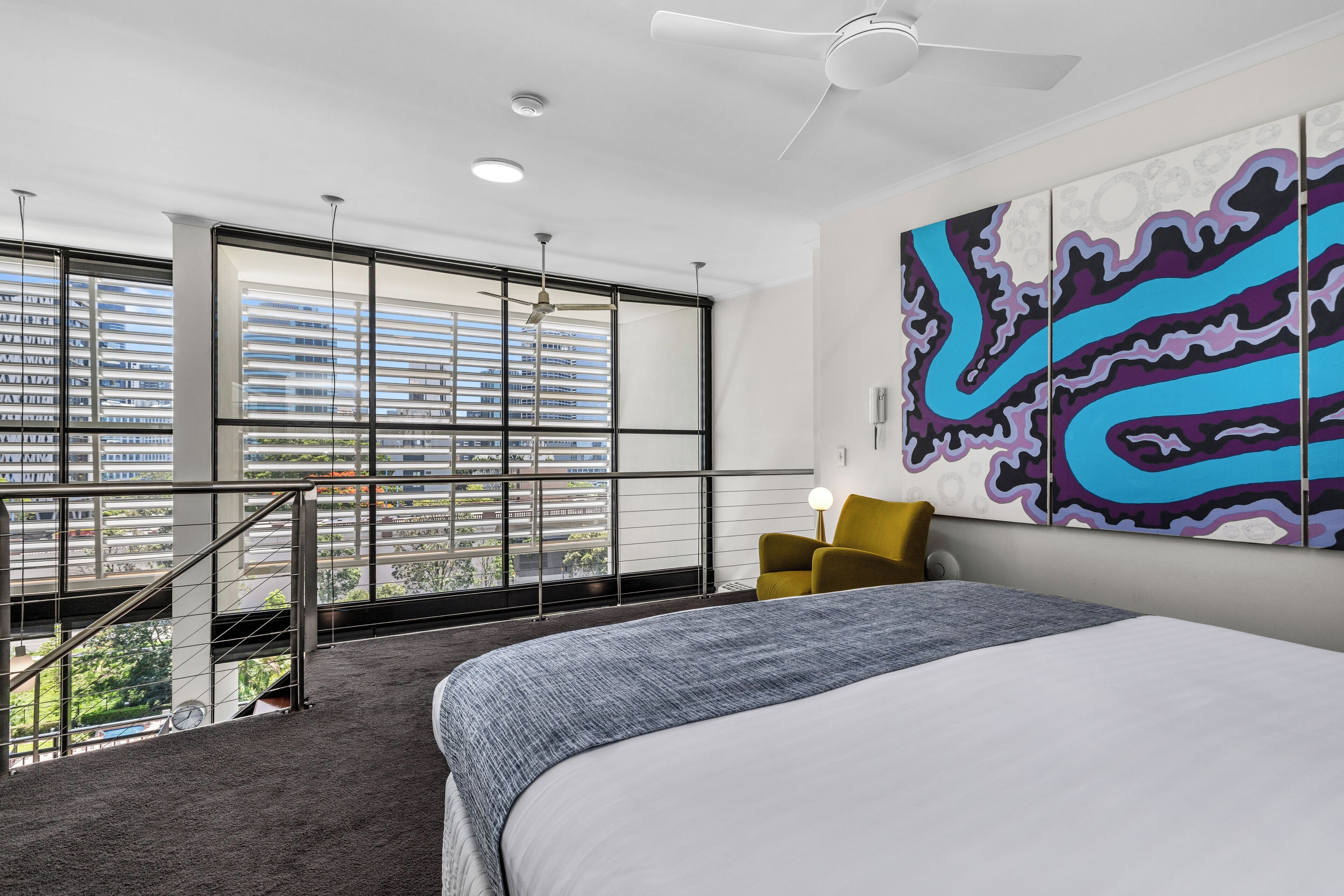 1 Bedroom Loft Penthouse | Individually decorated, individually furnished, iron/ironing board