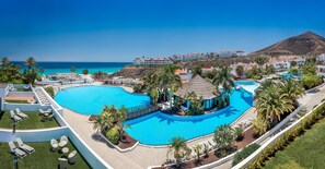 4 outdoor pools, a rooftop pool, sun loungers - Hotel Fuerteventura Princess (Pajara)