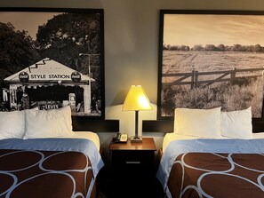 Room, 2 Queen Beds, Kitchen | In-room safe, desk, soundproofing, free WiFi - Super 8 by Wyndham Center (Center)