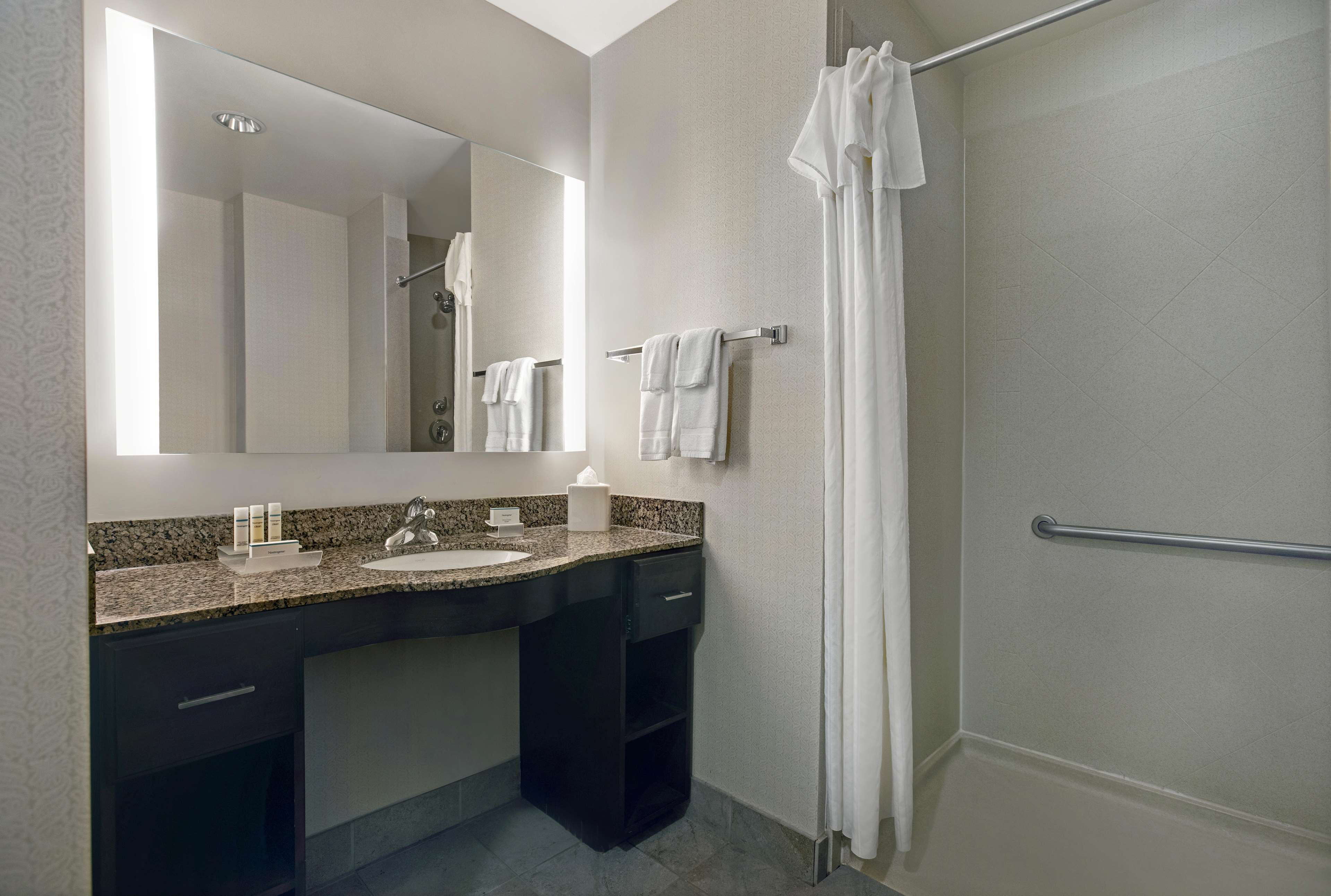 suite, 2 queen beds, accessible (roll-in shower) | bathroom shower