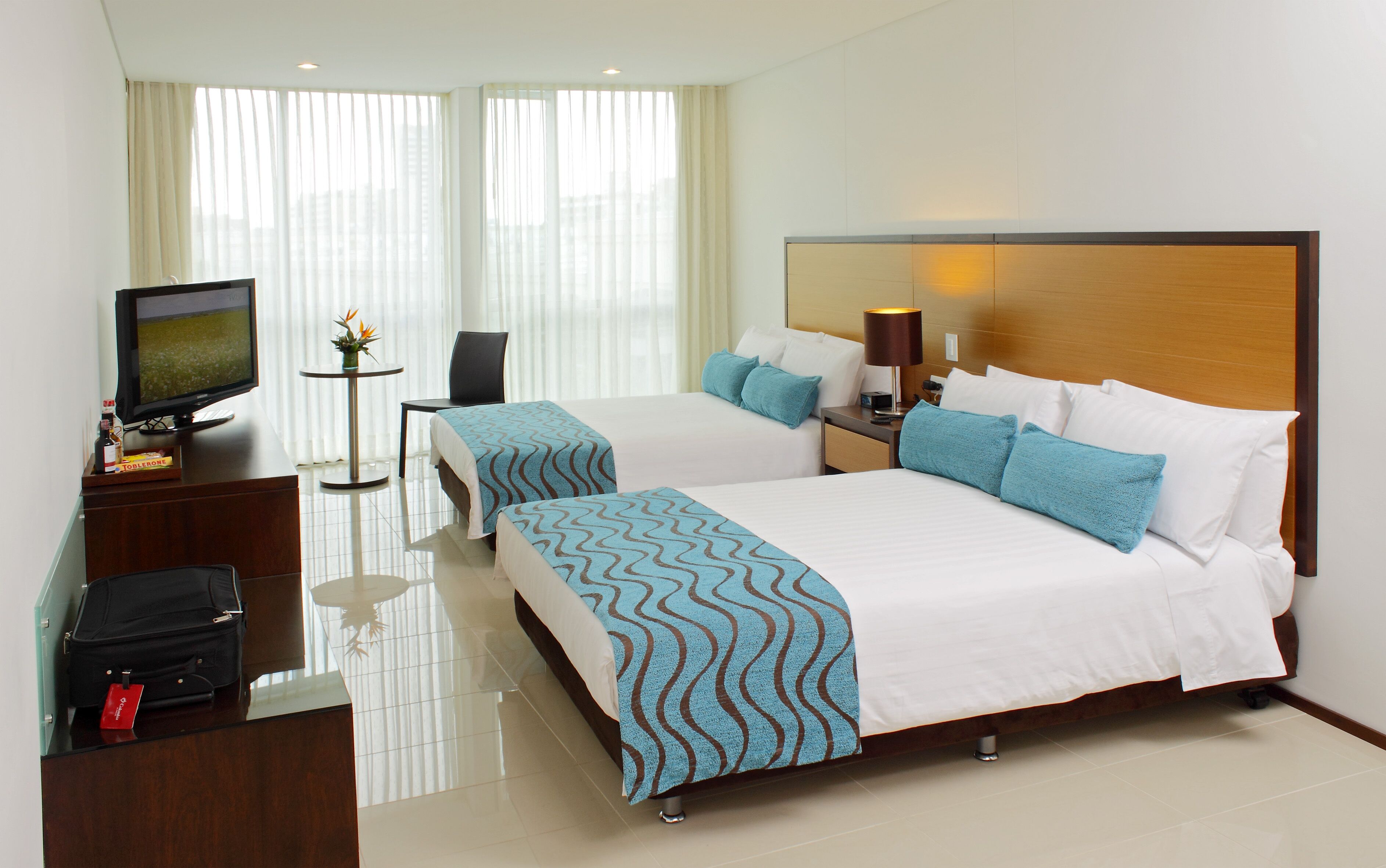 superior room, 2 single beds | premium bedding, minibar, in-room safe, desk
