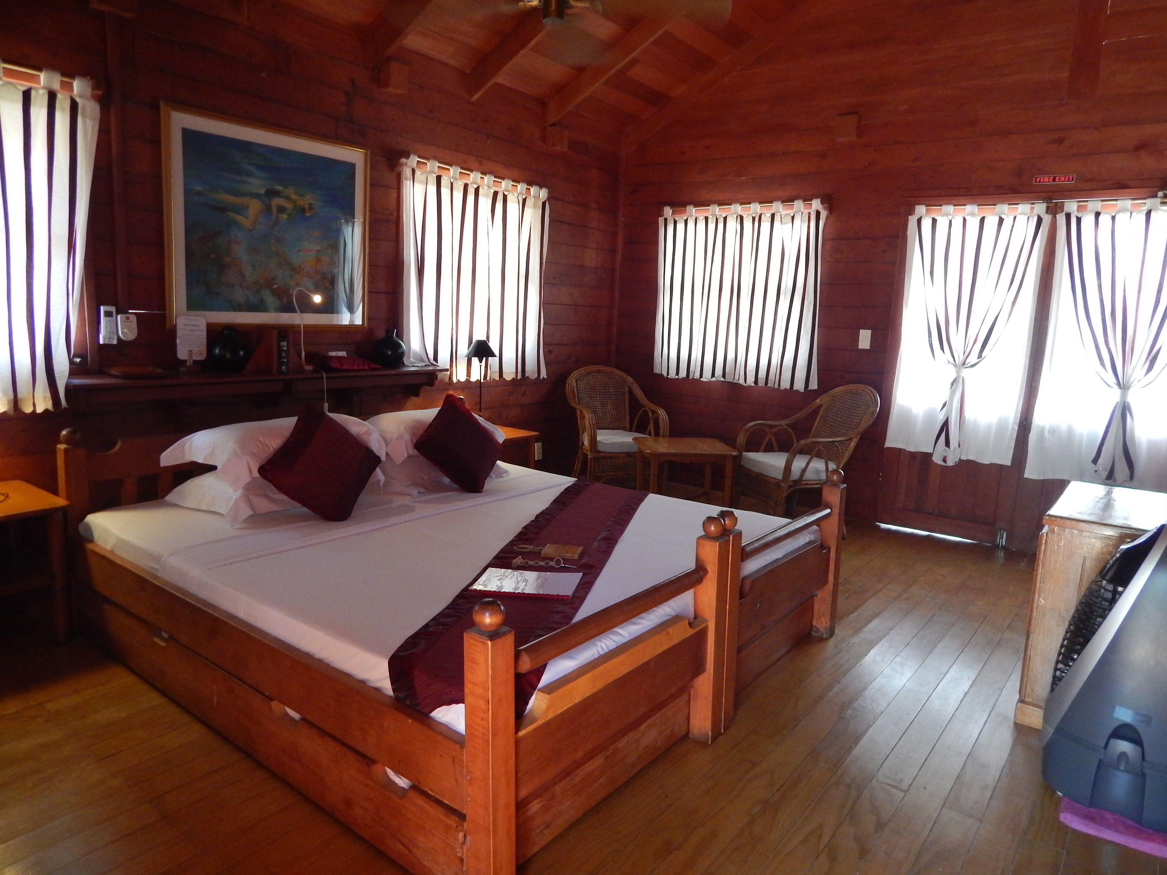 premier cedar cabana | down duvets, minibar, in-room safe, desk