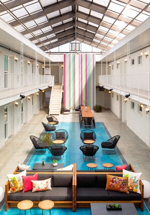 Sitteområde i lobbyen