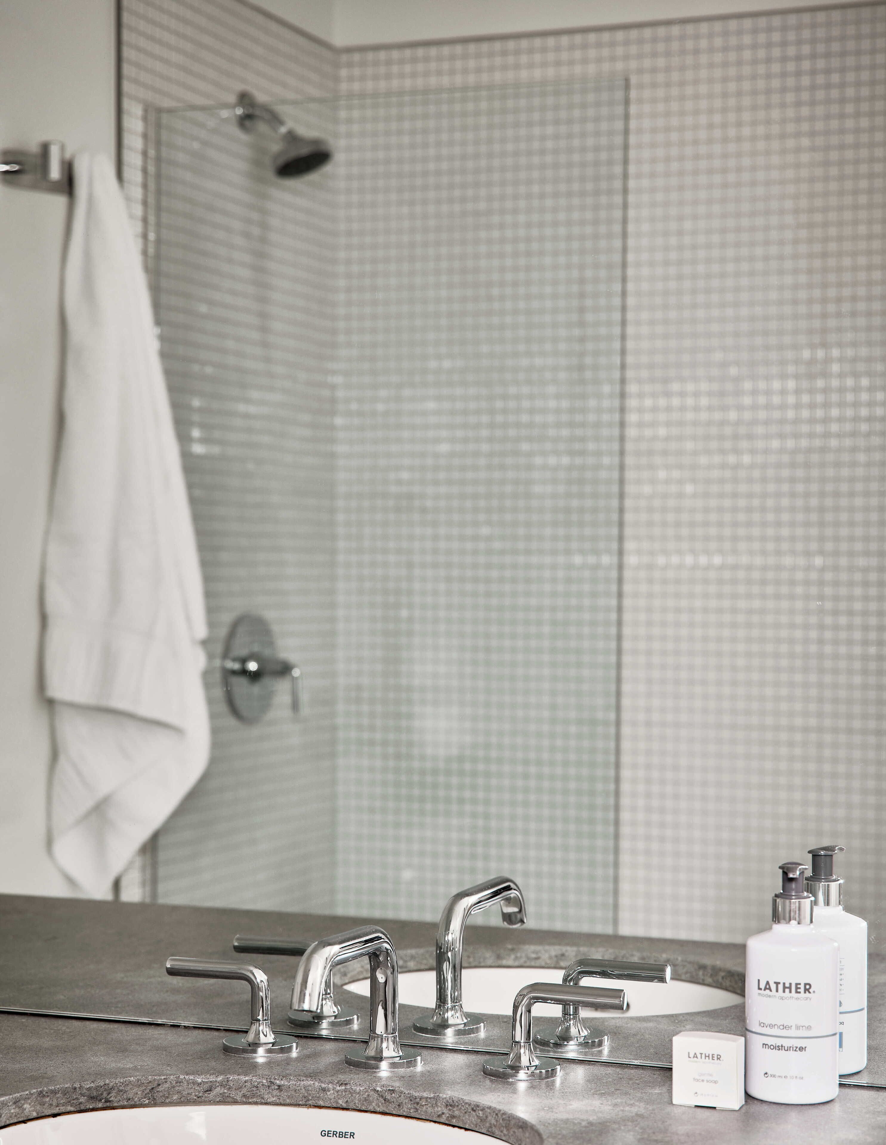 shower, free toiletries, hair dryer, bathrobes