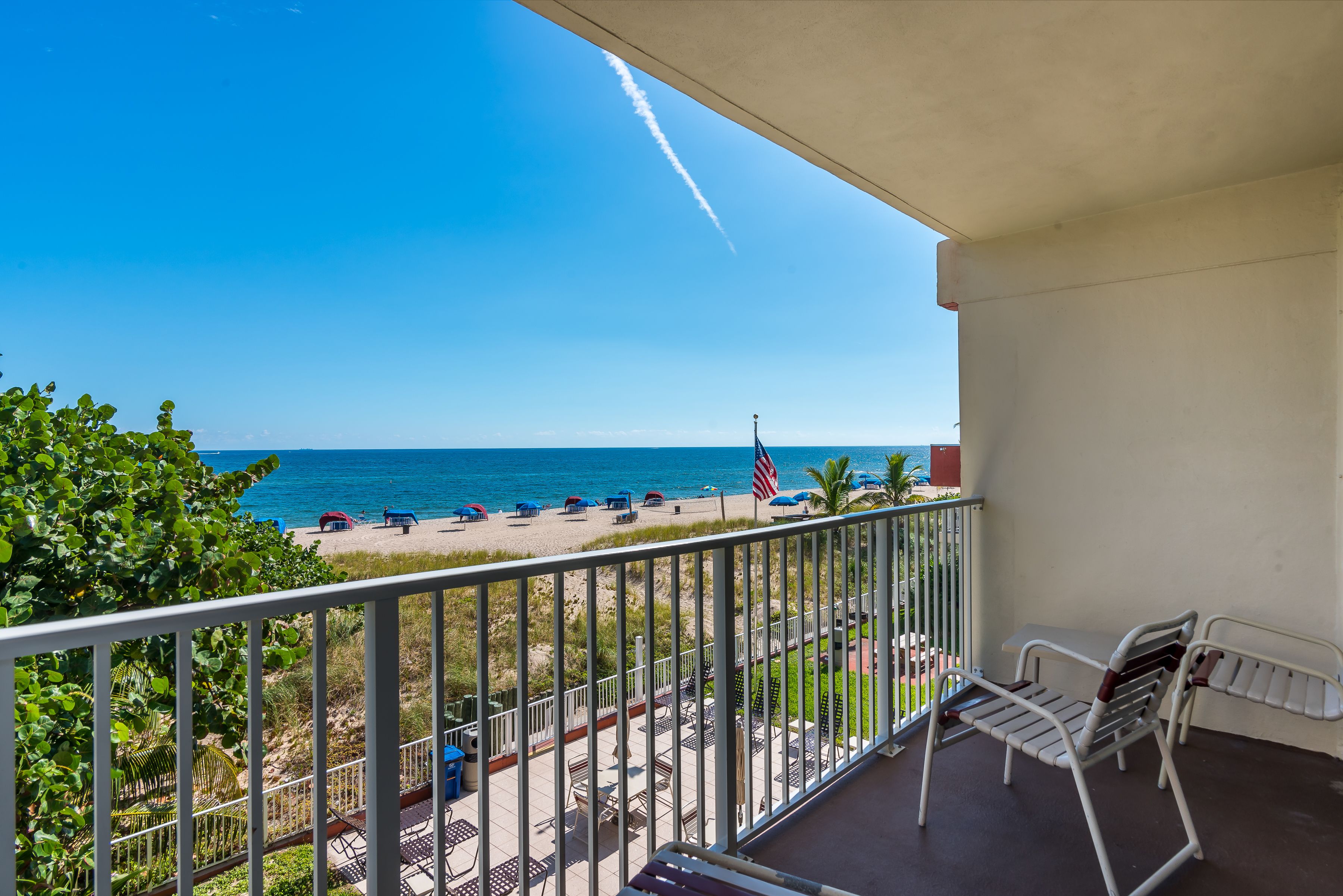 スタンダード ルーム 1 ベッドルーム キッチン オーシャンフロント | バルコニーからの眺望