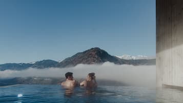 2 indoor pools, outdoor pool, open 7 AM to 8 PM, sun loungers