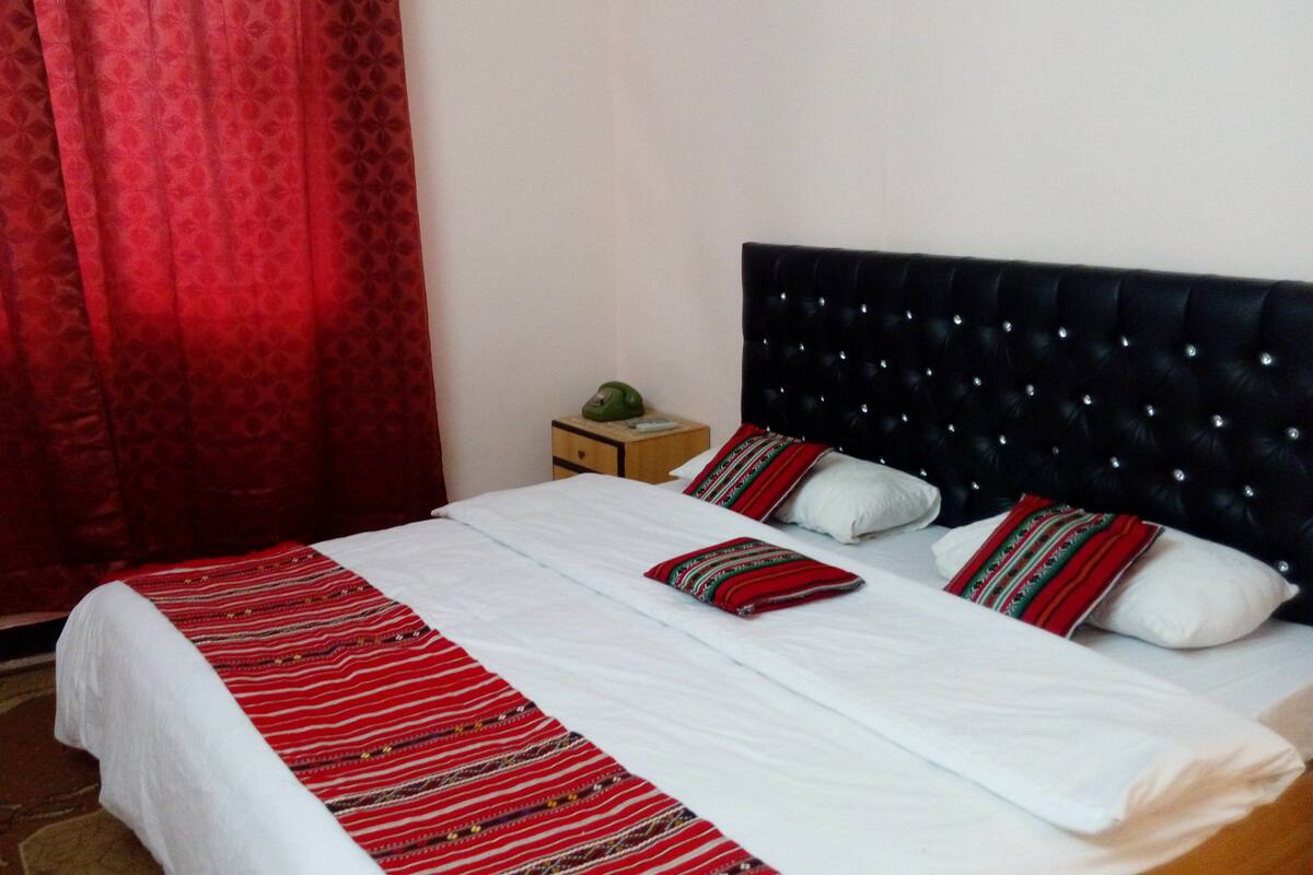 Double Room (air-conditioned) | In-room safe, blackout drapes, WiFi (free)