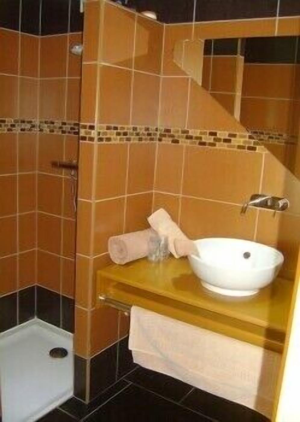 combined shower/bathtub, free toiletries, hair dryer