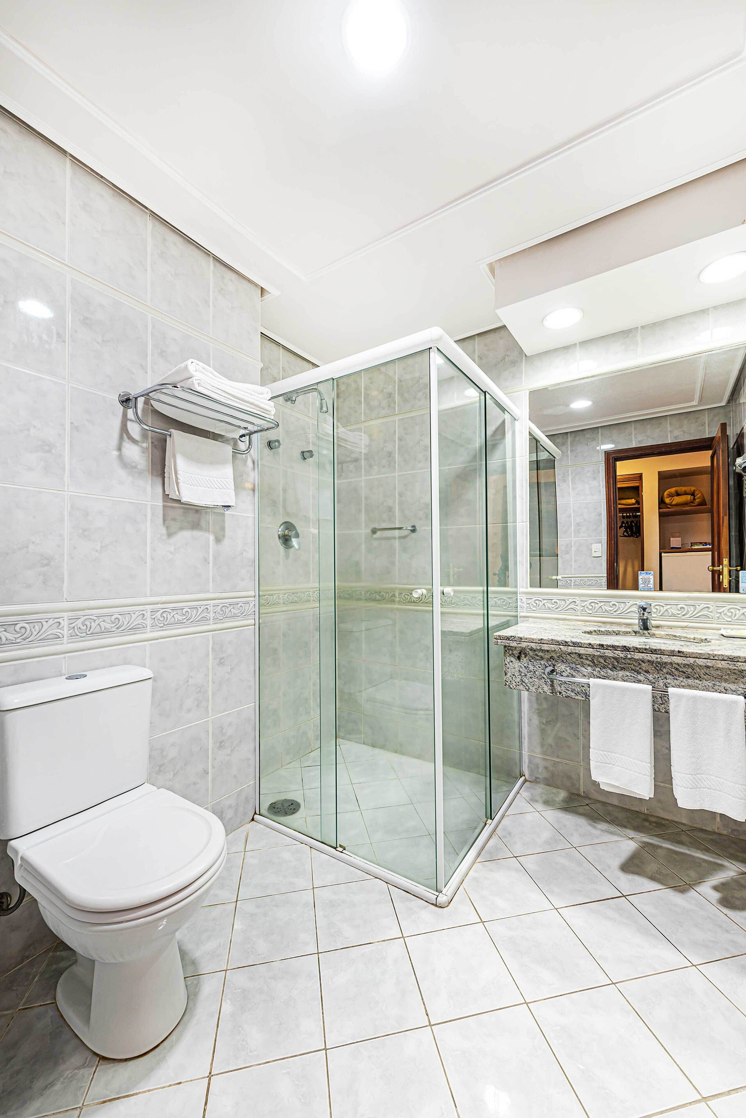 free toiletries, hair dryer, towels, soap