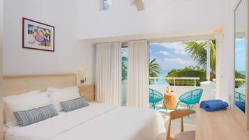 Panoramic Apartment, 2 Bedrooms, Sea View, Beachfront | In-room safe, blackout drapes, free cribs/infant beds, rollaway beds