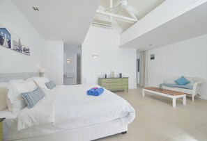 Luxury Villa, 4 Bedrooms, Sea View, Beachfront | In-room safe, blackout drapes, free cribs/infant beds, rollaway beds