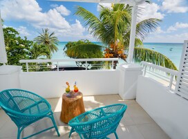Panoramic Apartment, 2 Bedrooms, Sea View, Beachfront | Balcony