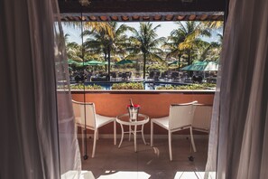 Luxe suite | Uitzicht vanaf balkon