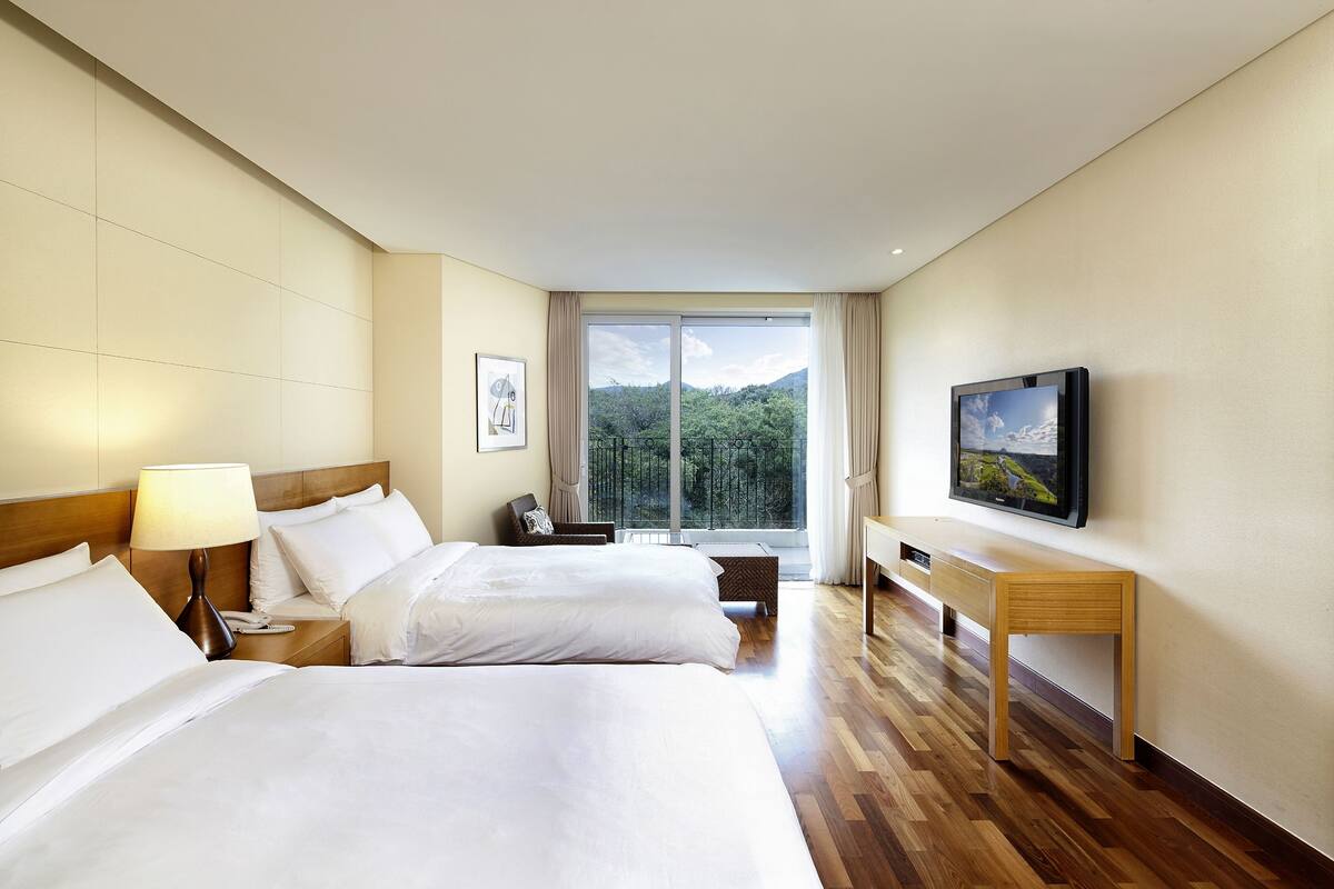 Premium bedding, in-room safe, desk, blackout drapes