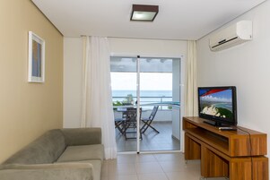 Televisión LCD de 32 pulgadas con canales por cable, una televisión