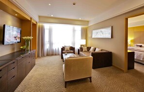 Suite – elite (Executive) | Oppholdsrom | LCD-TV, DVD-spiller og PC