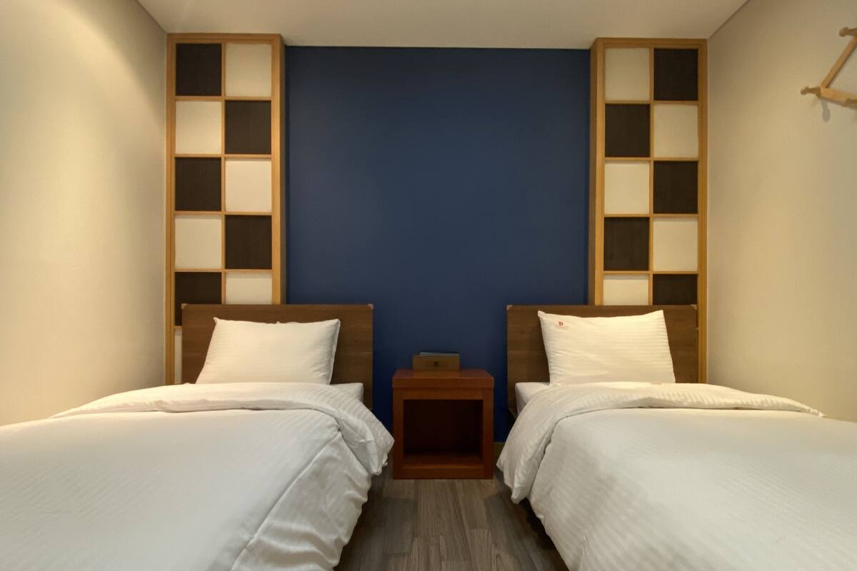 Single Twin Room  | Premium bedding, down comforters, minibar (free items), desk