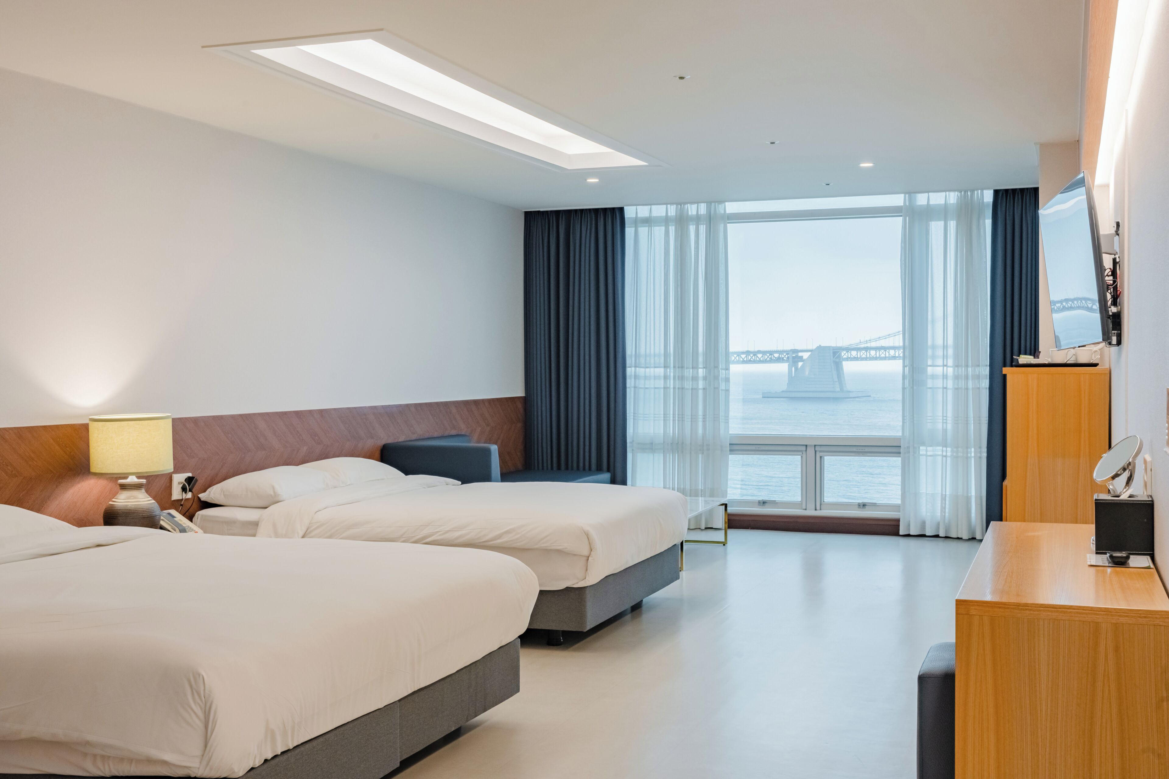 Deluxe Ocean Twin Room | Premium bedding, desk, iron/ironing board, free wired internet