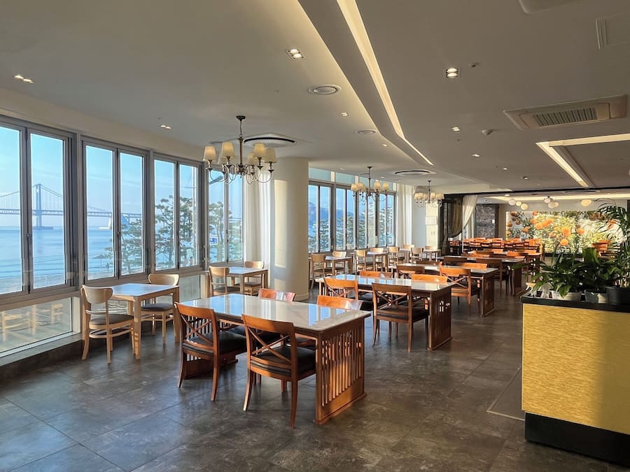 Daily buffet breakfast for a fee