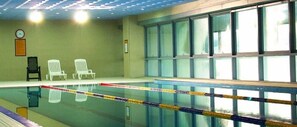 Indoor pool, outdoor pool