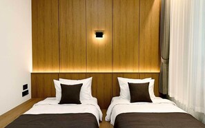 Quarto duplo standard | Cortinas blackout, quartos à prova de som, Wi-Fi de cortesia