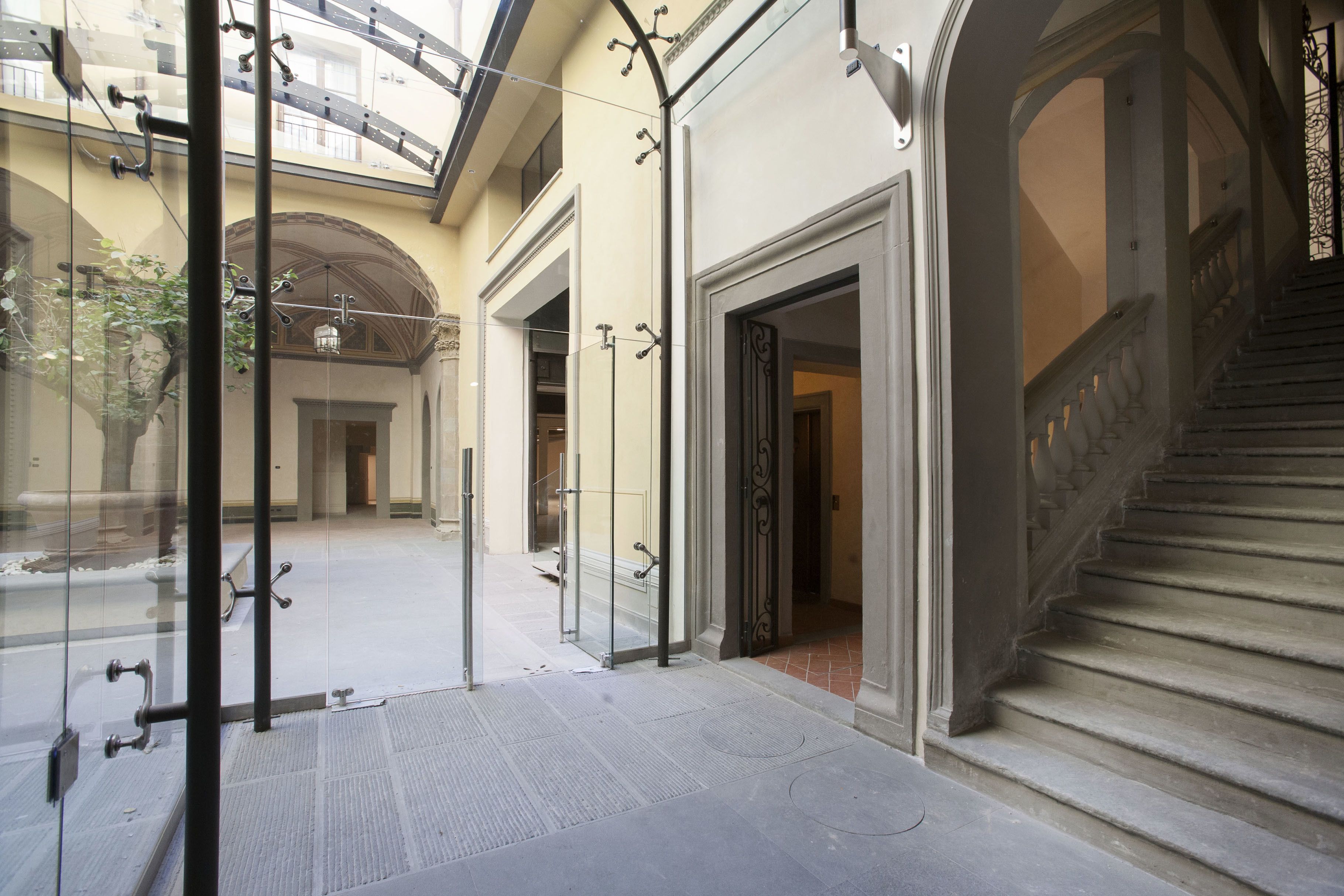 Overnatningsstedets indgangsparti