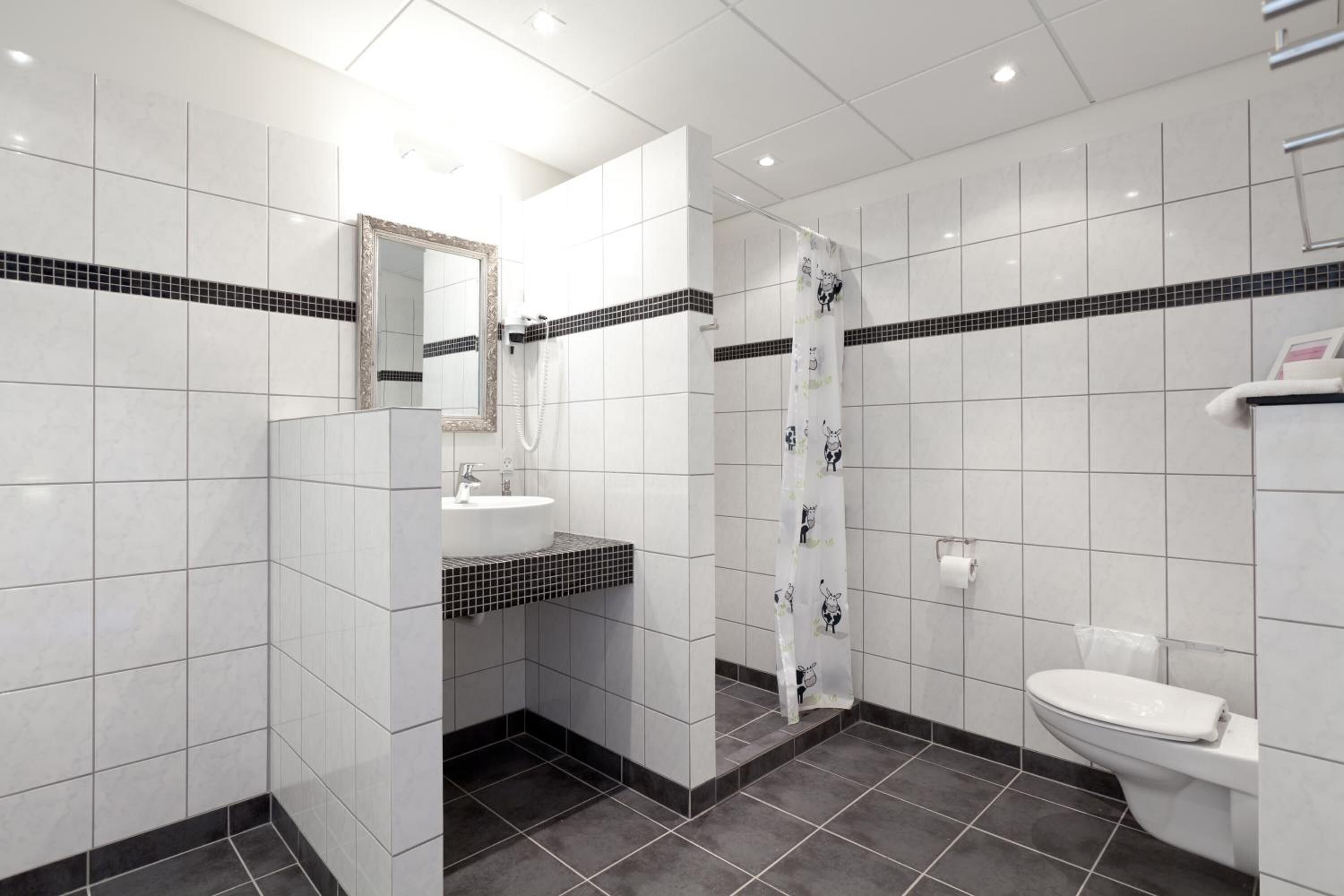 jetted bath, free toiletries, hair dryer, towels