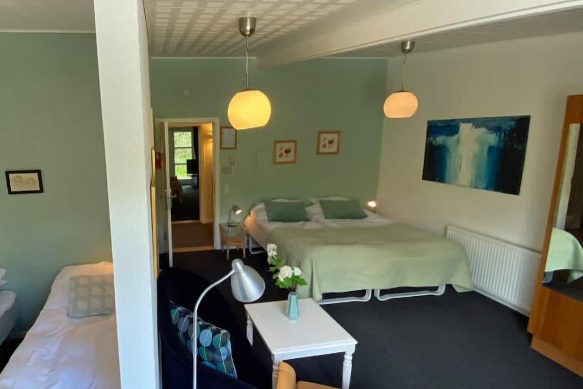 Familiekamer | 1 slaapkamer, een bureau, een strijkplank/strijkijzer, gratis wifi