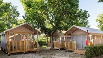 Tent | 1 slaapkamer, babybedden (toeslag), beddengoed