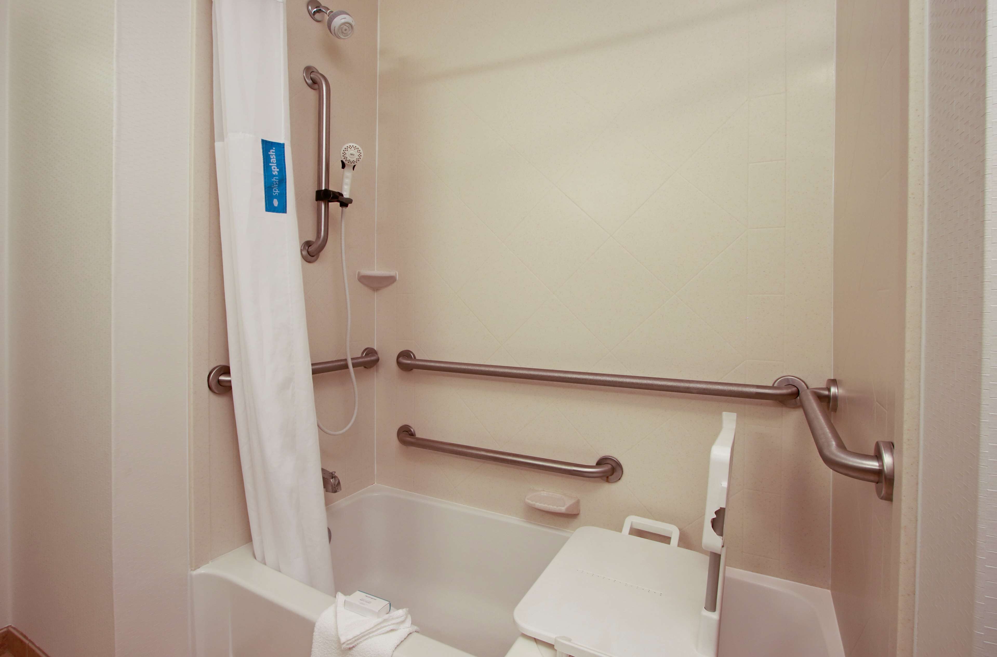 room, 2 queen beds, accessible, non smoking | bathroom | free toiletries, hair dryer, towels