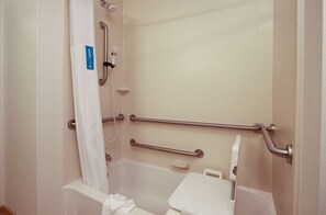 Room, 2 Queen Beds, Accessible, Non Smoking | Bathroom | Free toiletries, hair dryer, towels