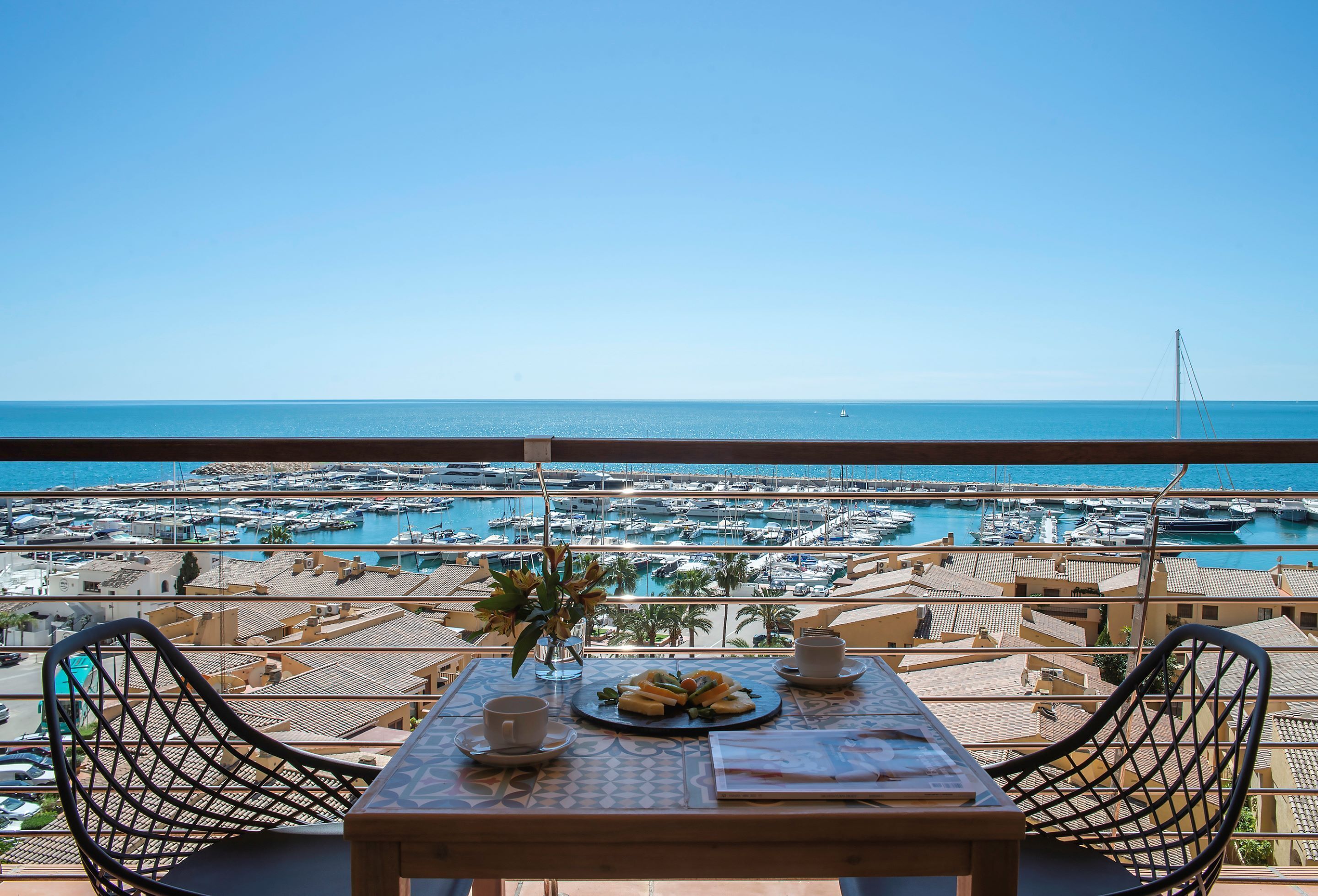 Appartement, 2 slaapkamers, balkon, uitzicht op haven | Uitzicht vanuit de kamer