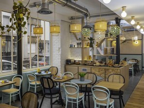 Daily buffet breakfast (EUR 15 per person)